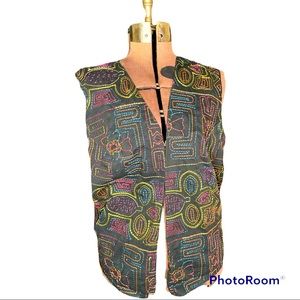 Units brand women’s vest, multicolor, 3X